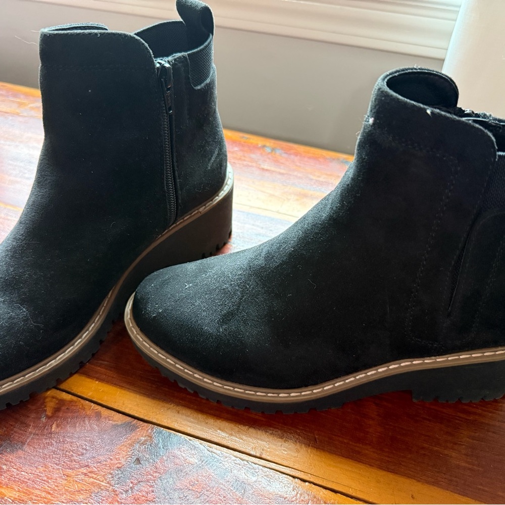 Black Suede Ankle Boots